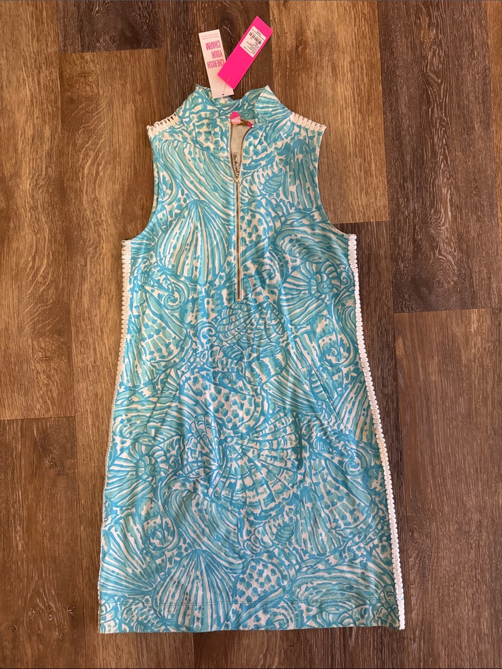 NWT Lilly Pulitzer Sleeveless Skipper Zip Dress